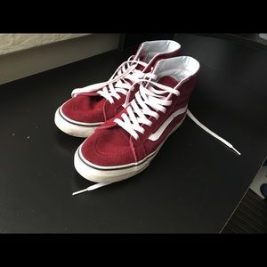 Unisex Van’s old school high tops WMNs 8.5/MNS 7